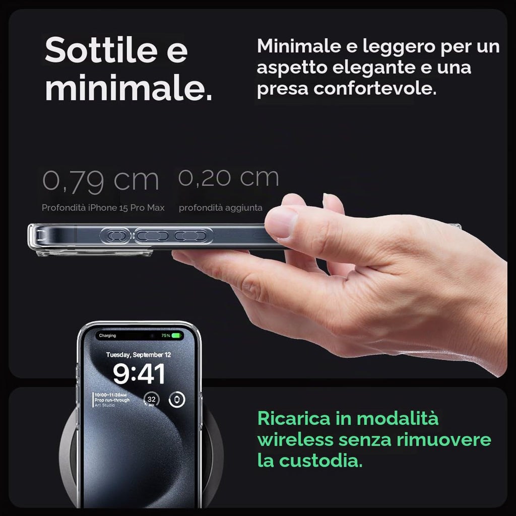 Spigen Cover Ultra Hybrid per iPhone 17 Pro