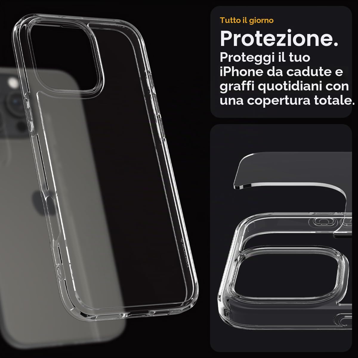 Spigen Cover Ultra Hybrid per iPhone 17 Pro