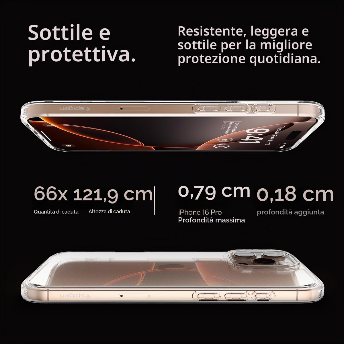 Spigen Cover Ultra Hybrid per iPhone 17 Pro