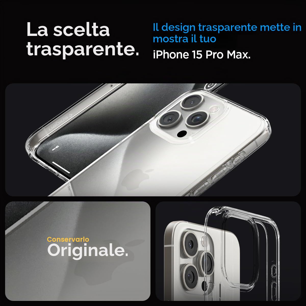 Spigen Cover Ultra Hybrid per iPhone 17 Pro