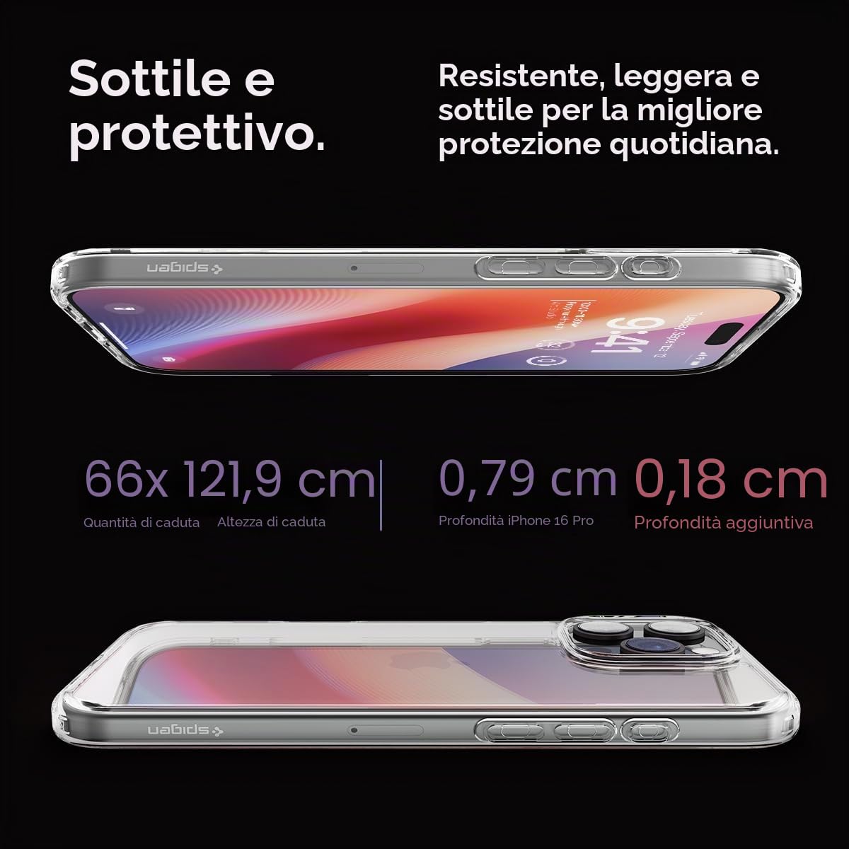 Spigen Cover Ultra Hybrid per iPhone 17 Pro