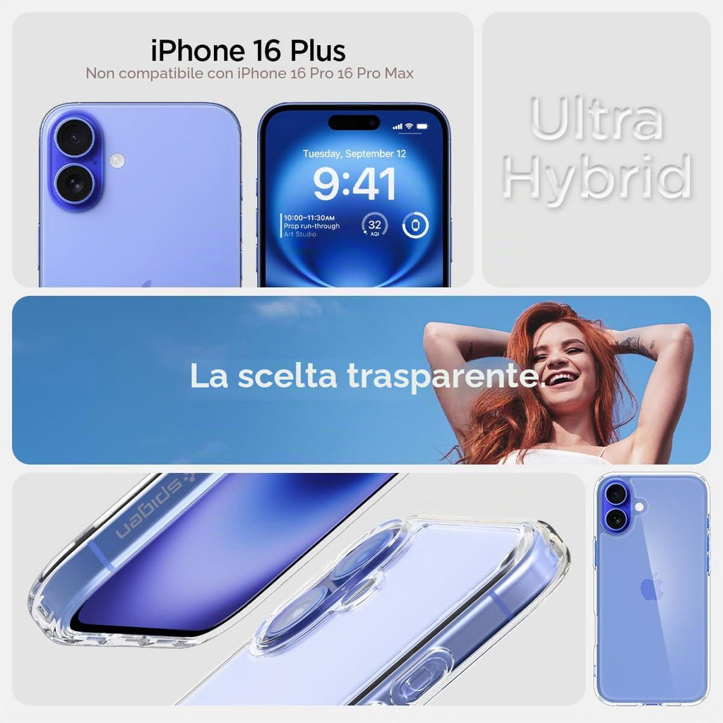 Spigen Cover Ultra Hybrid per iPhone 17 Pro