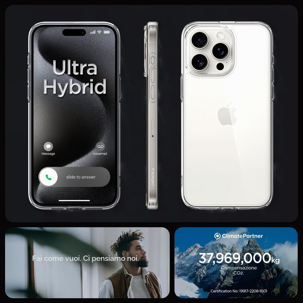 Spigen Cover Ultra Hybrid per iPhone 17 Pro
