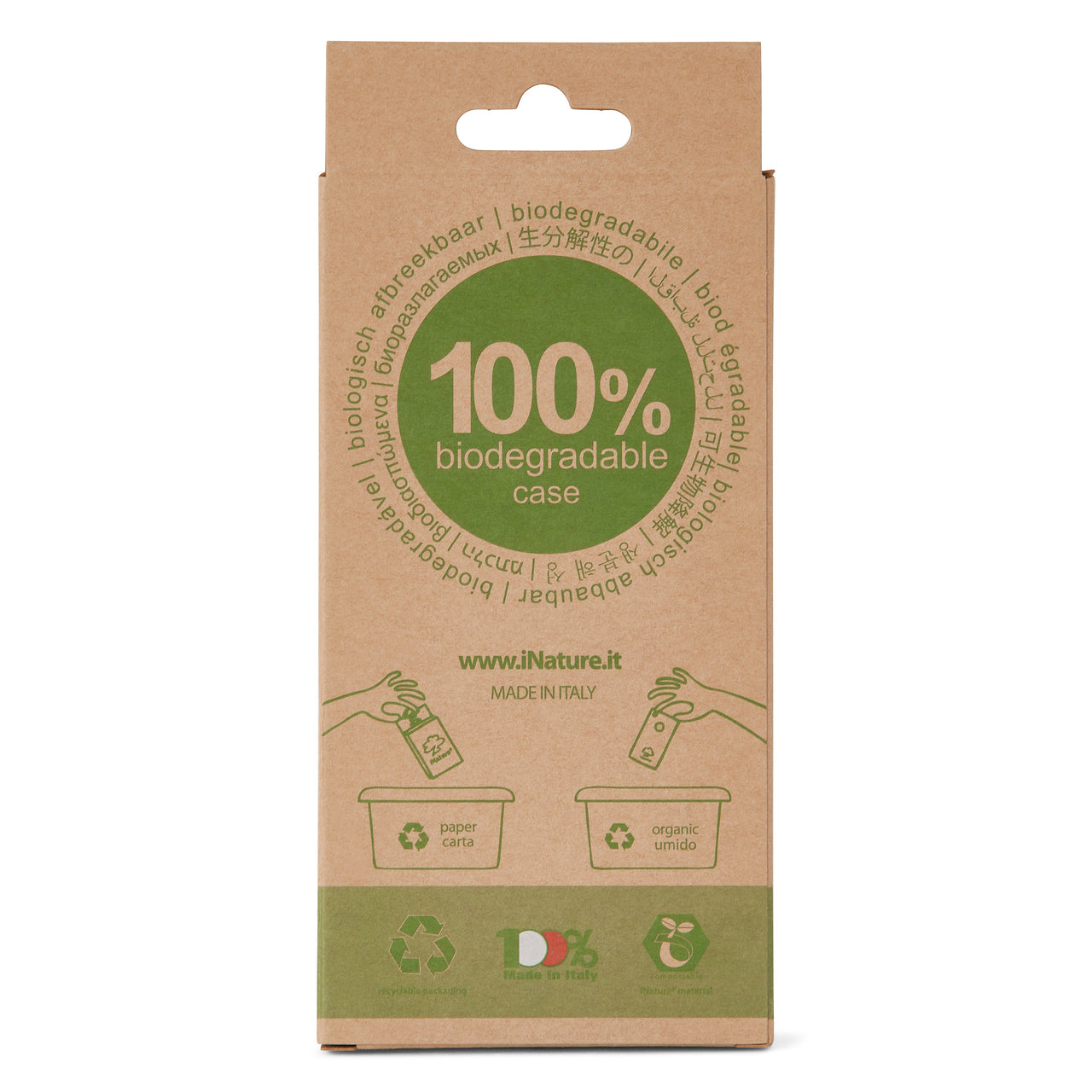 Custodia iNature iPhone 13 Pro - Verde Foresta