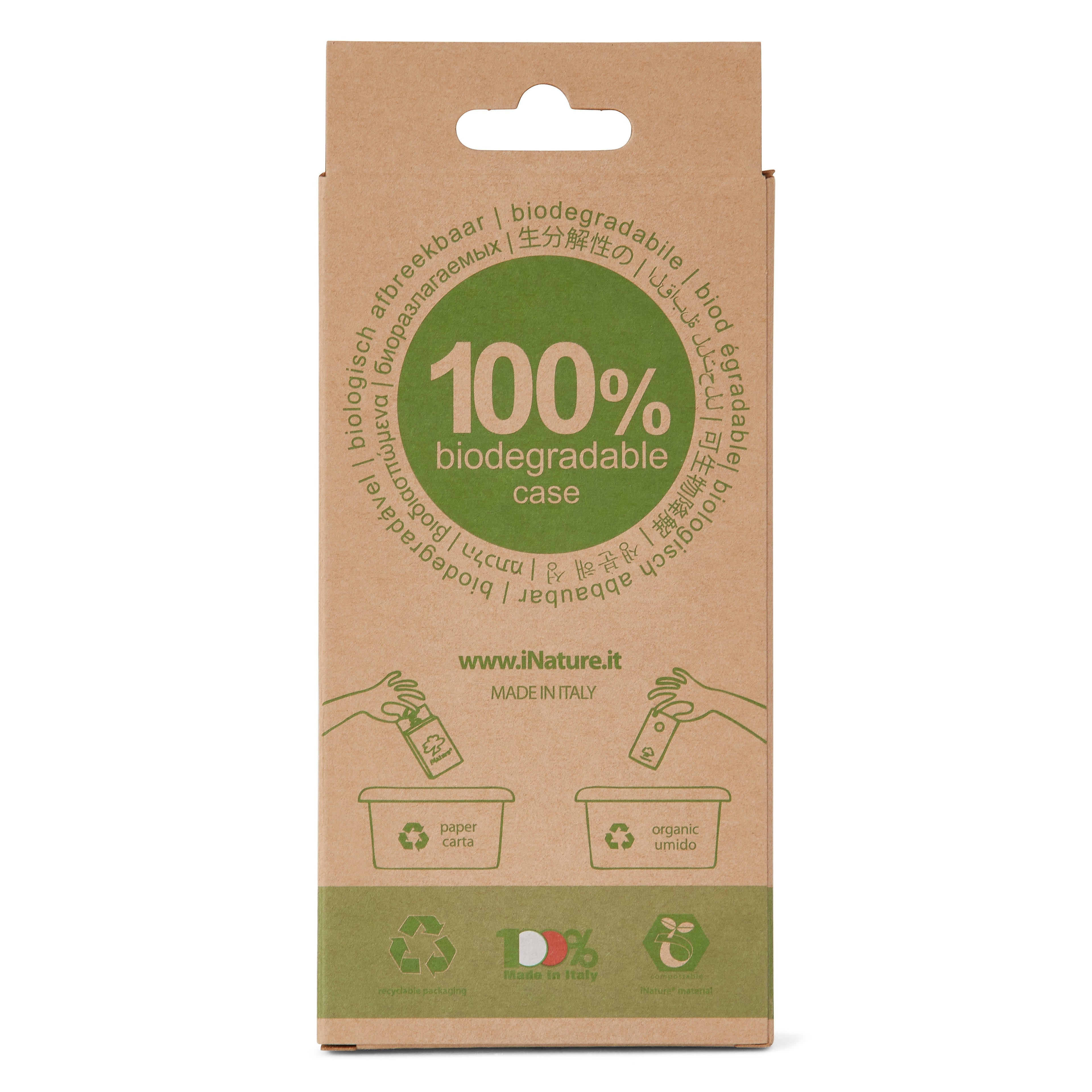 Custodia iNature iPhone 13 Pro - Verde Foresta