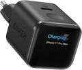 Anker Nano caricatore iPhone USB-C 45W smart display | Ricarica rapida, riconoscimento intelligente, modalità Care, design compatto, per iPhone 17/16/15, iPad - ChargeCover