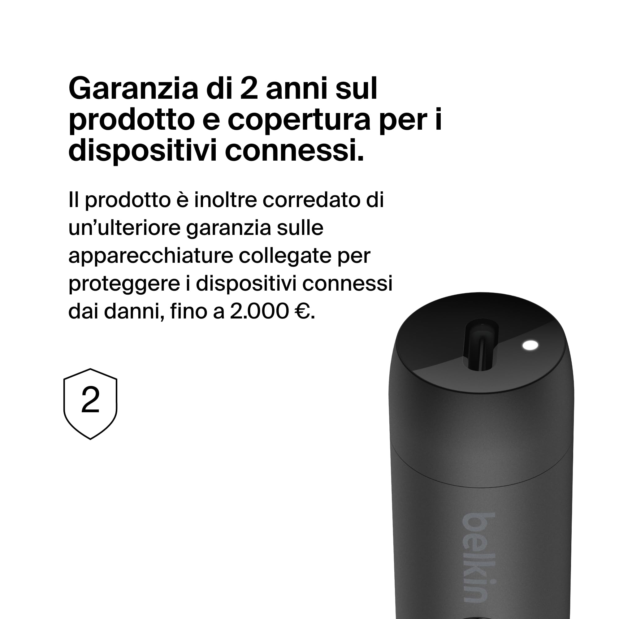 Belkin BoostCharge Caricabatteria da auto rapido da 30 W, design compatto con porta USB-C PD, compatibilità universale per iPhone 16, 15, 14, Galaxy S24, S23, Note, iPad | Ricarica rapida compatta, alimentazione USB-C, per iPhone 16, iPhone 15, Galaxy S25 - ChargeCover