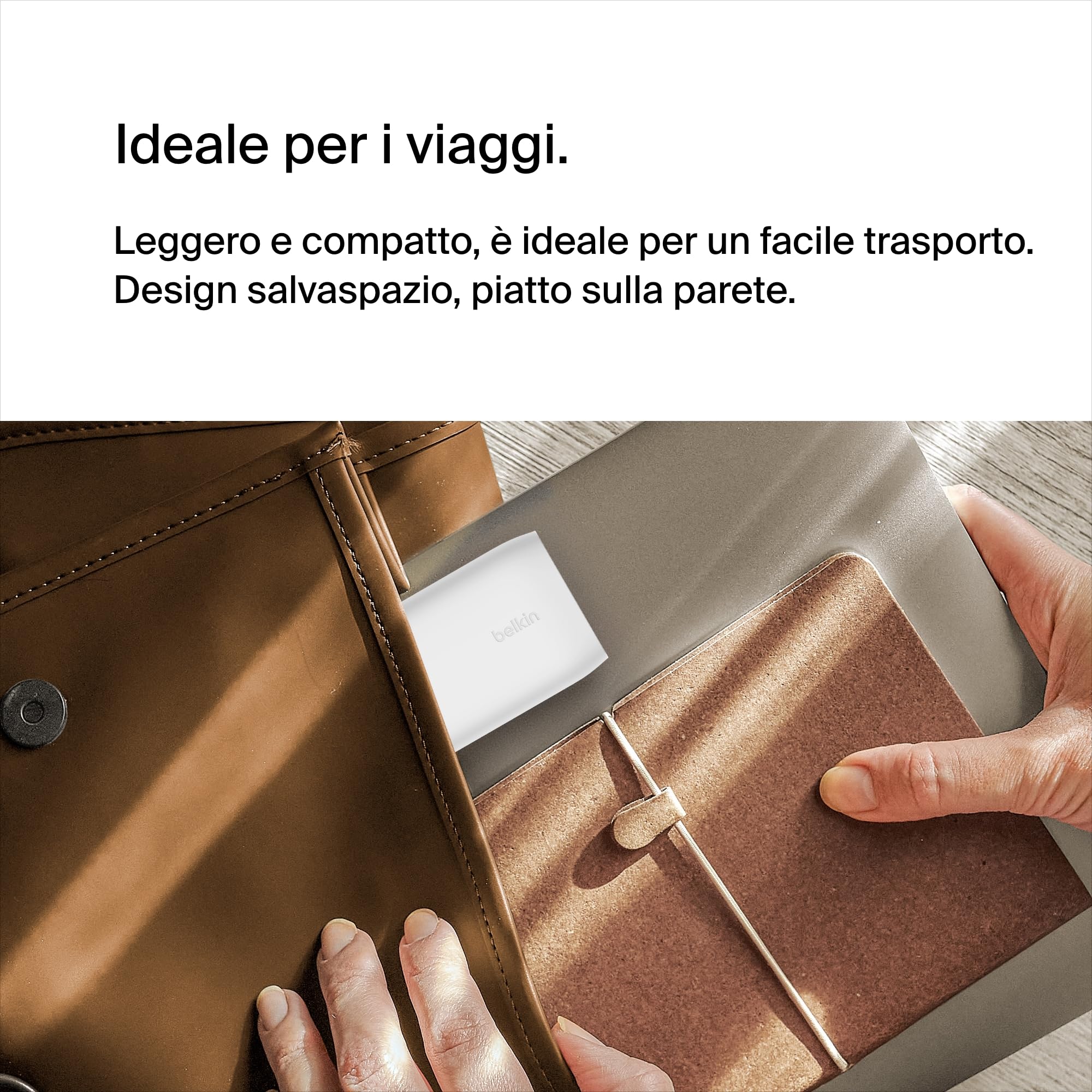 Belkin BoostCharge Caricabatteria da parete a 3 porte USB-C con PPS da 67 W, caricabatteria rapido per iPhone 16, MacBook Pro, AirPods, Samsung Galaxy e altri dispositivi con Power Delivery - Bianco - ChargeCover