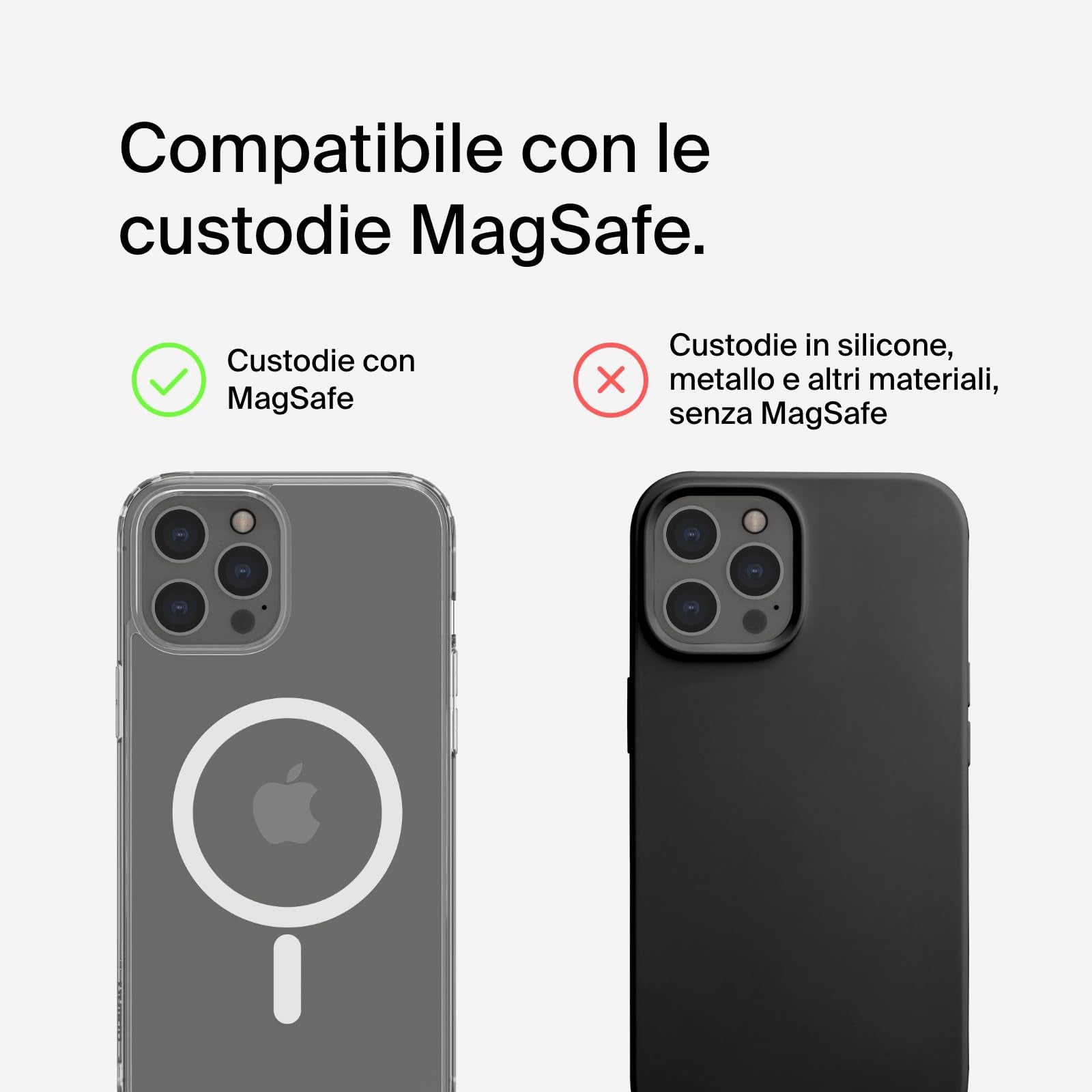 Belkin BoostCharge Caricatore 3 in 1 con Qi2, base di ricarica wireless compatibile con MagSafe, caricatore iPhone 17, Air, Pixelsnap, Apple Watch e AirPods, alimentatore incluso - Nero - ChargeCover