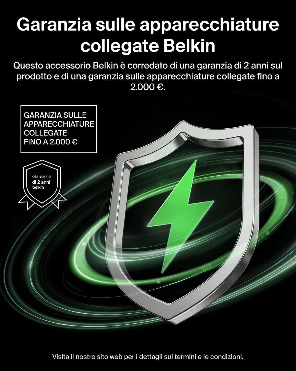 Belkin BoostCharge Power Bank Magnetico 5000mAh, Anello Magnetico - Nero | Caricatore Portatile 5000mAh Wireless, Anello Magnetico per Aggancio, 1 USB-C, Pre-Caricato, Cavo Incluso, Sicuro in Aereo - ChargeCover