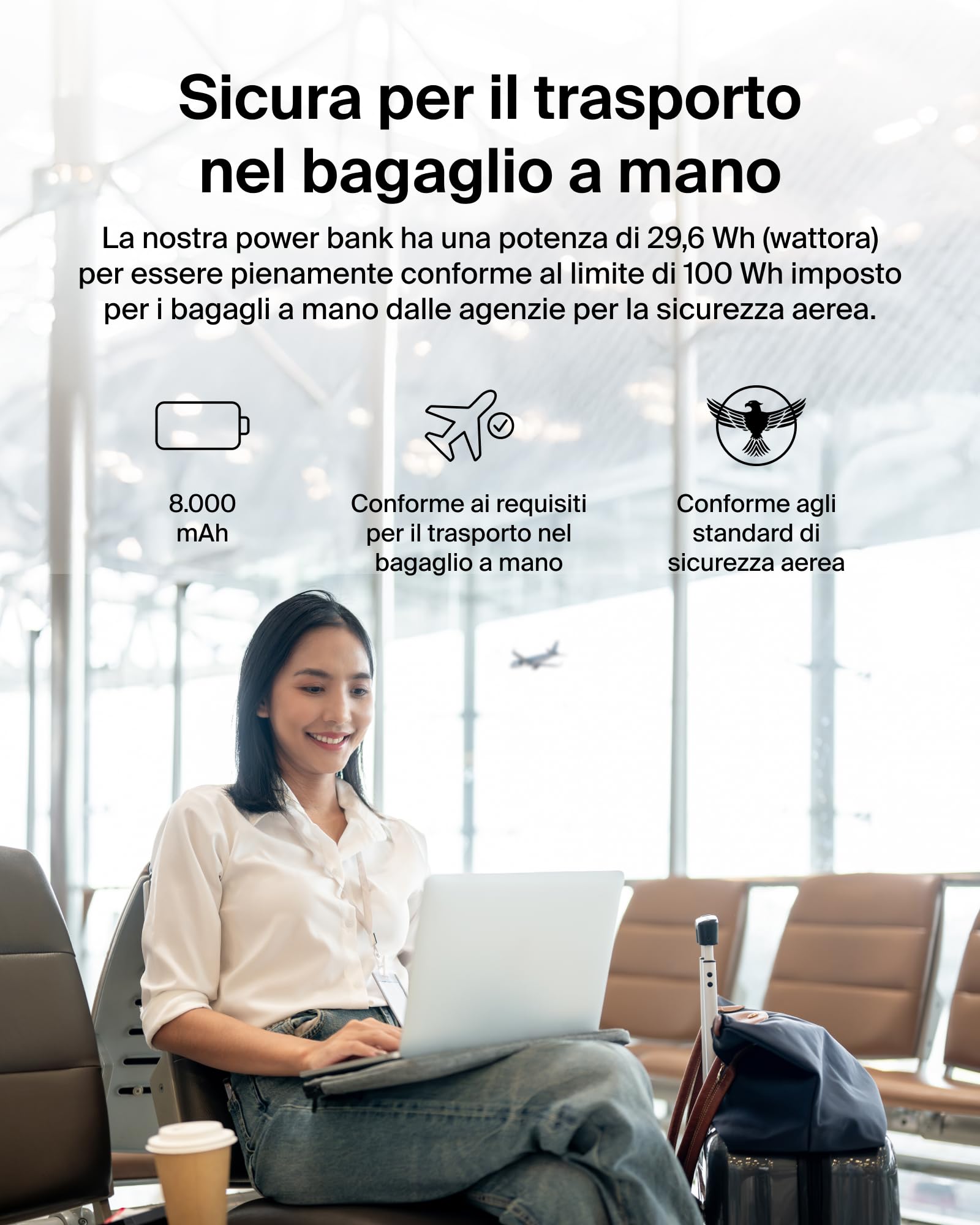 Belkin BoostCharge Pro Power bank wireless 10.000 mAh con Qi2, caricabatteria portatile compatibile con MagSafe, supporto integrato per iPhone 16, 16 Plus, 16 Pro/Pro Max, iPhone 15 e altri, nero - ChargeCover