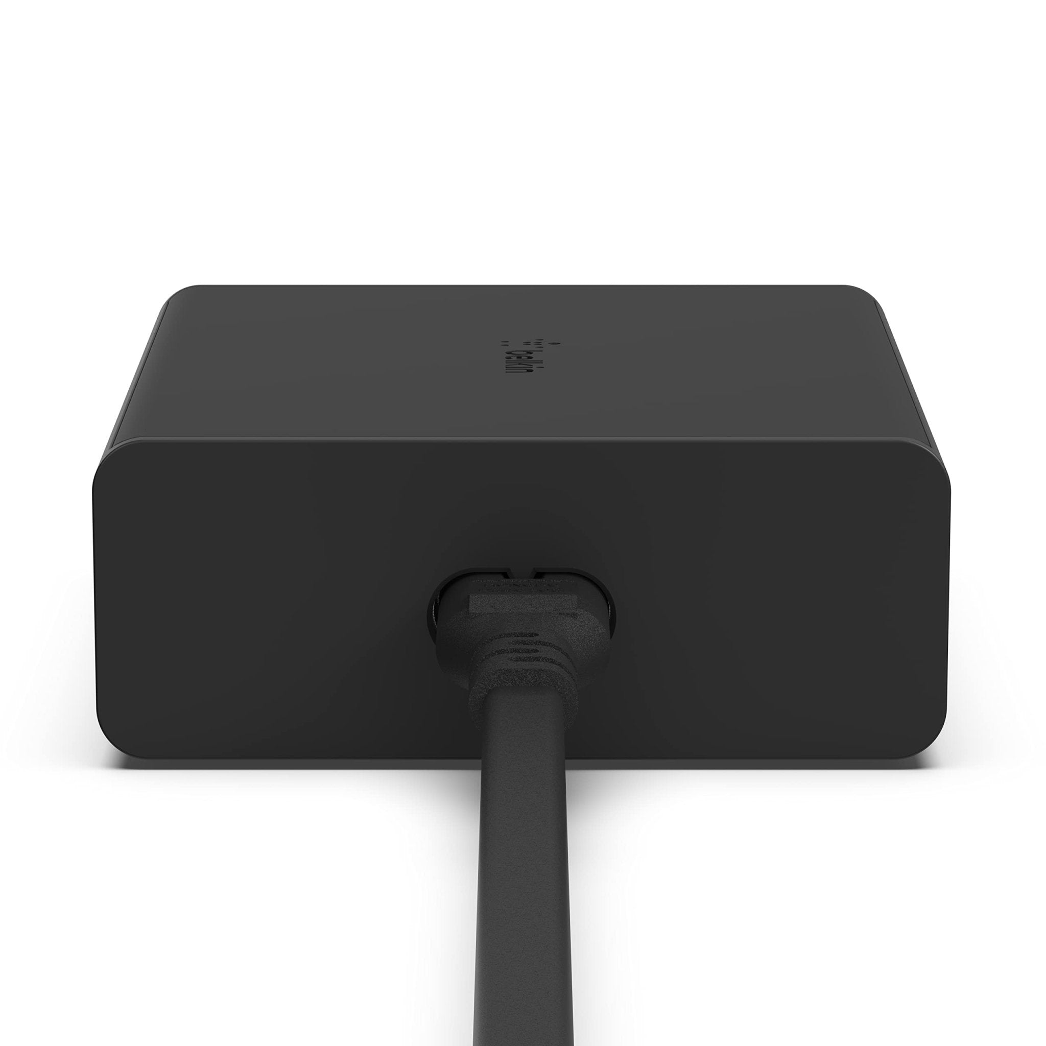 Belkin Stazione di ricarica multi dispositivo USB GaN da 108 W, hub da tavolo per ricarica rapida, 2 USB Type-C, 2 USB-A per iPhone, MacBook, Pro, Air, iPad Pro, Air, Samsung Galaxy, Pixel e altri - ChargeCover