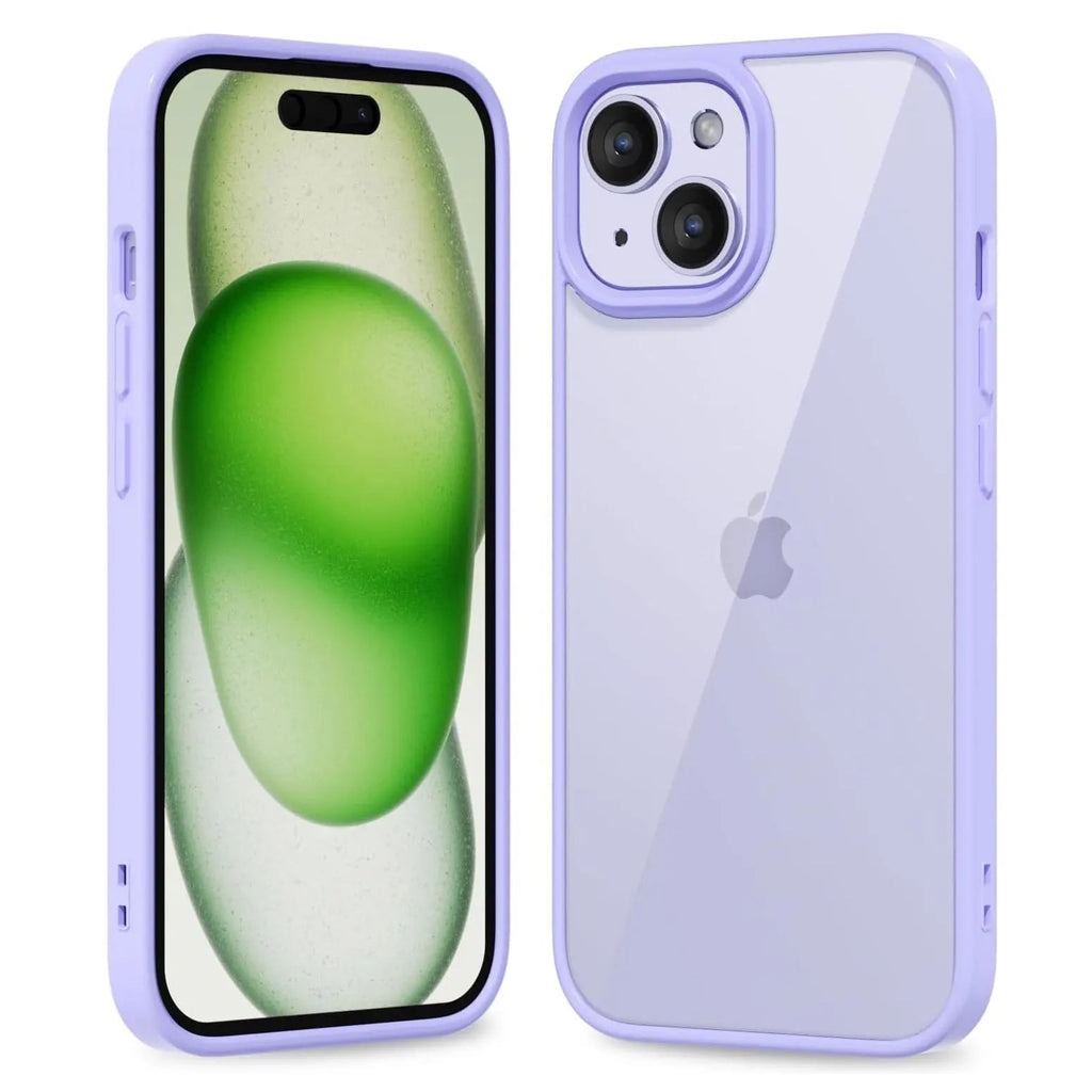 Custodia trasparente ChargeCover blu per iPhone 16, protezione sottile e resistente con design chiaro e moderno.