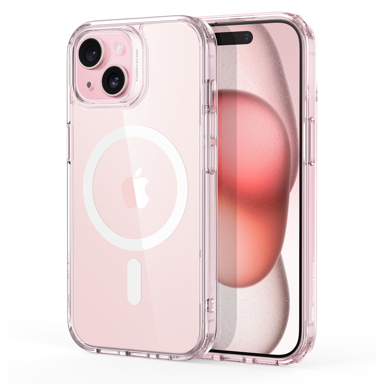 ESR Cover MagSafe per iPhone 17 Pro, Controllo Fotocamera, Trasparente - ChargeCover