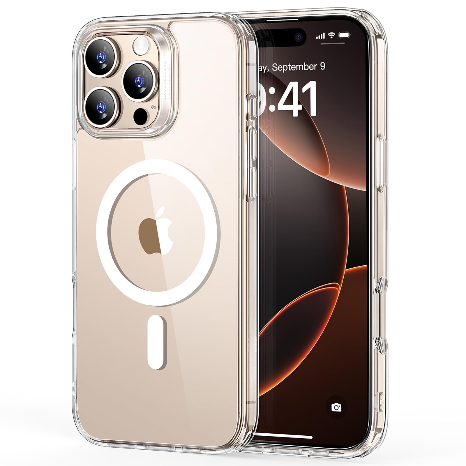 ESR Cover MagSafe per iPhone 17 Pro, Controllo Fotocamera, Trasparente - ChargeCover
