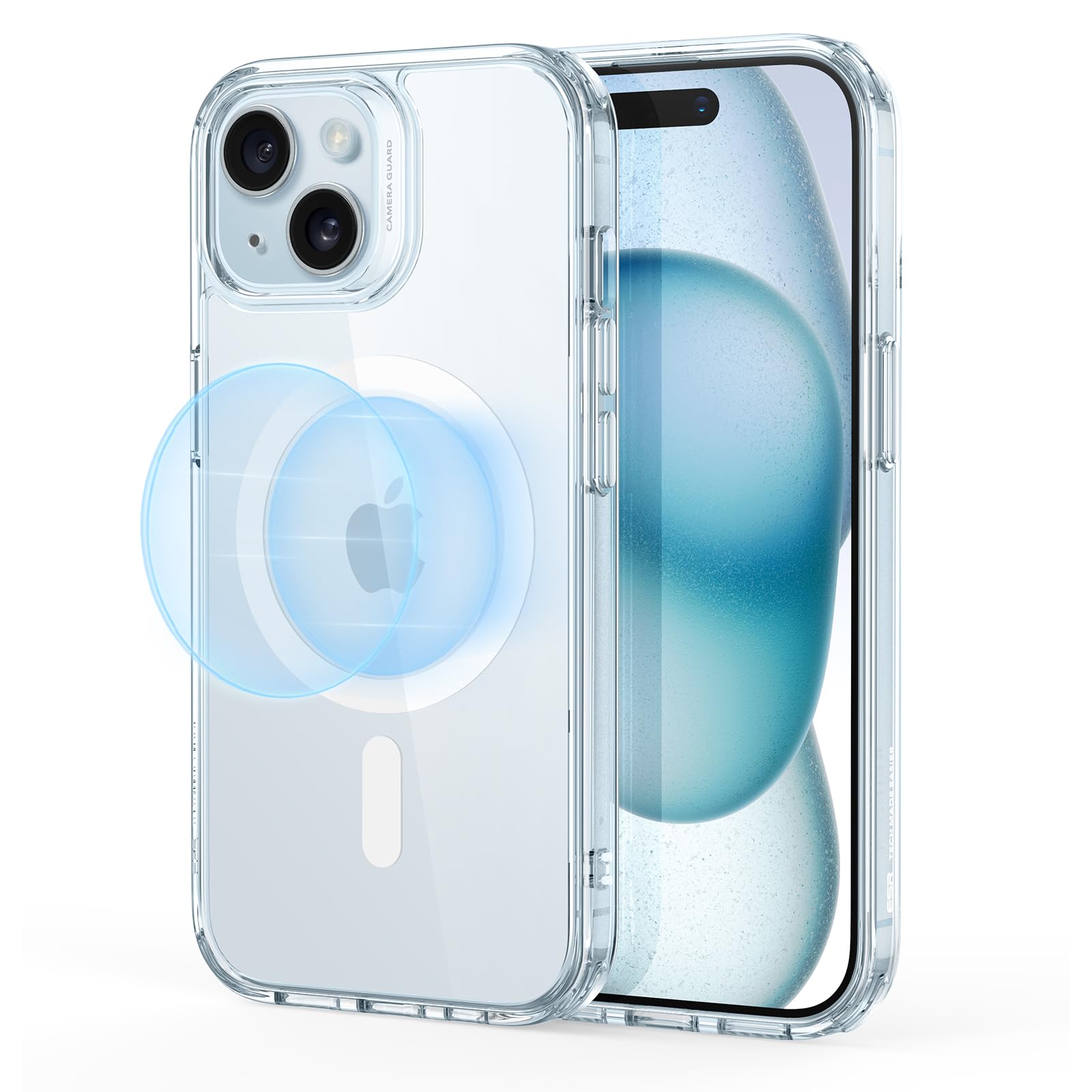 ESR Cover MagSafe per iPhone 17 Pro, Controllo Fotocamera, Trasparente - ChargeCover