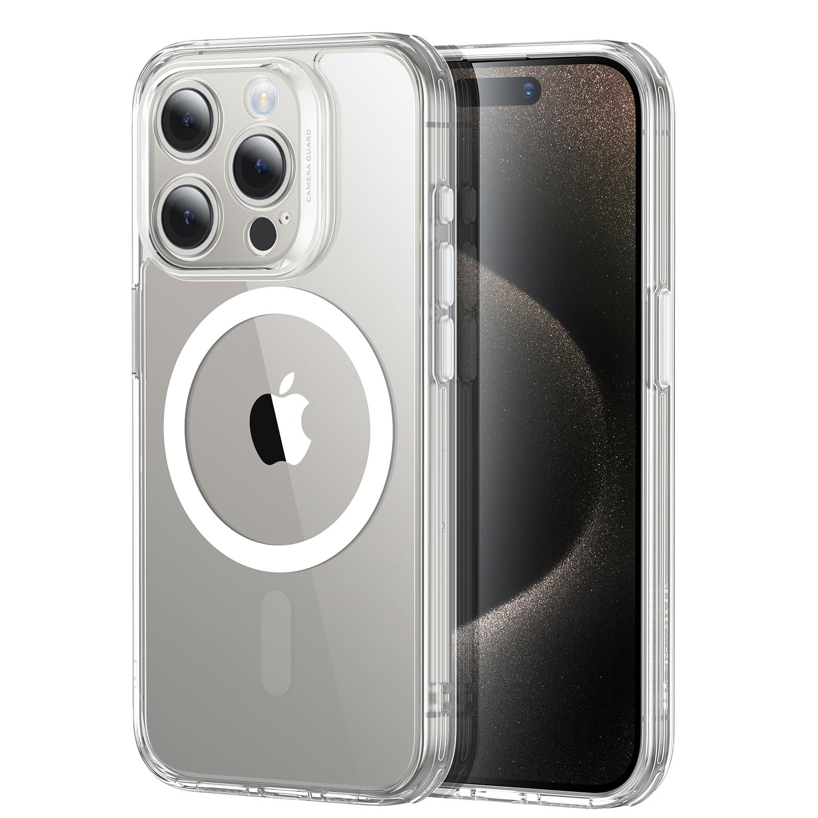 ESR Cover MagSafe per iPhone 17 Pro, Controllo Fotocamera, Trasparente - ChargeCover