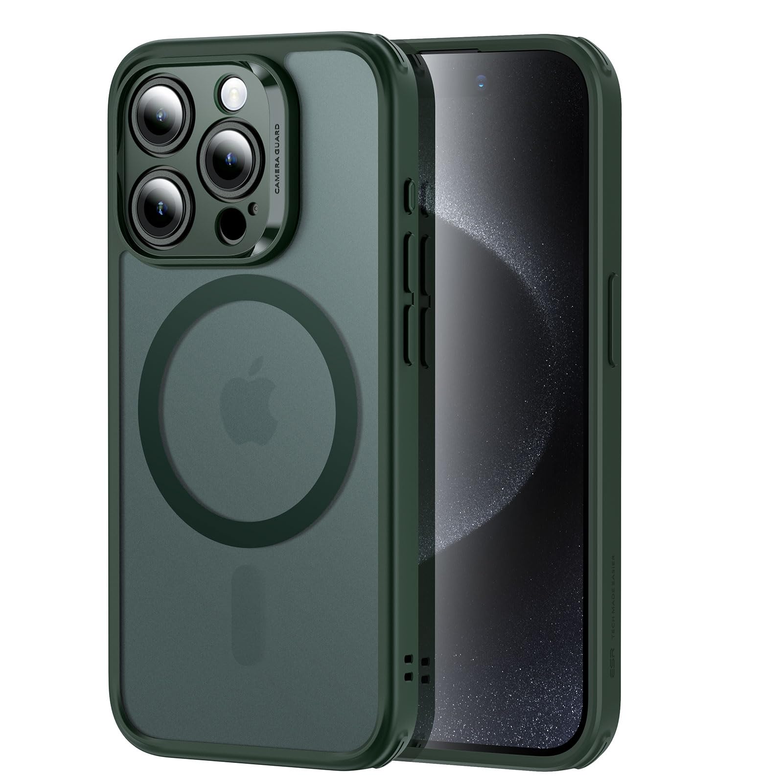 ESR Cover MagSafe per iPhone 17 Pro, Controllo Fotocamera, Trasparente - ChargeCover