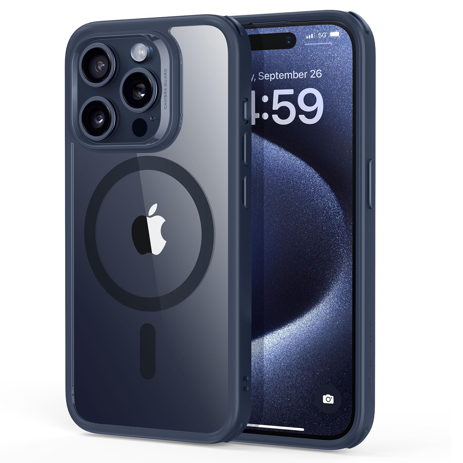 ESR Cover MagSafe per iPhone 17 Pro, Controllo Fotocamera, Trasparente - ChargeCover