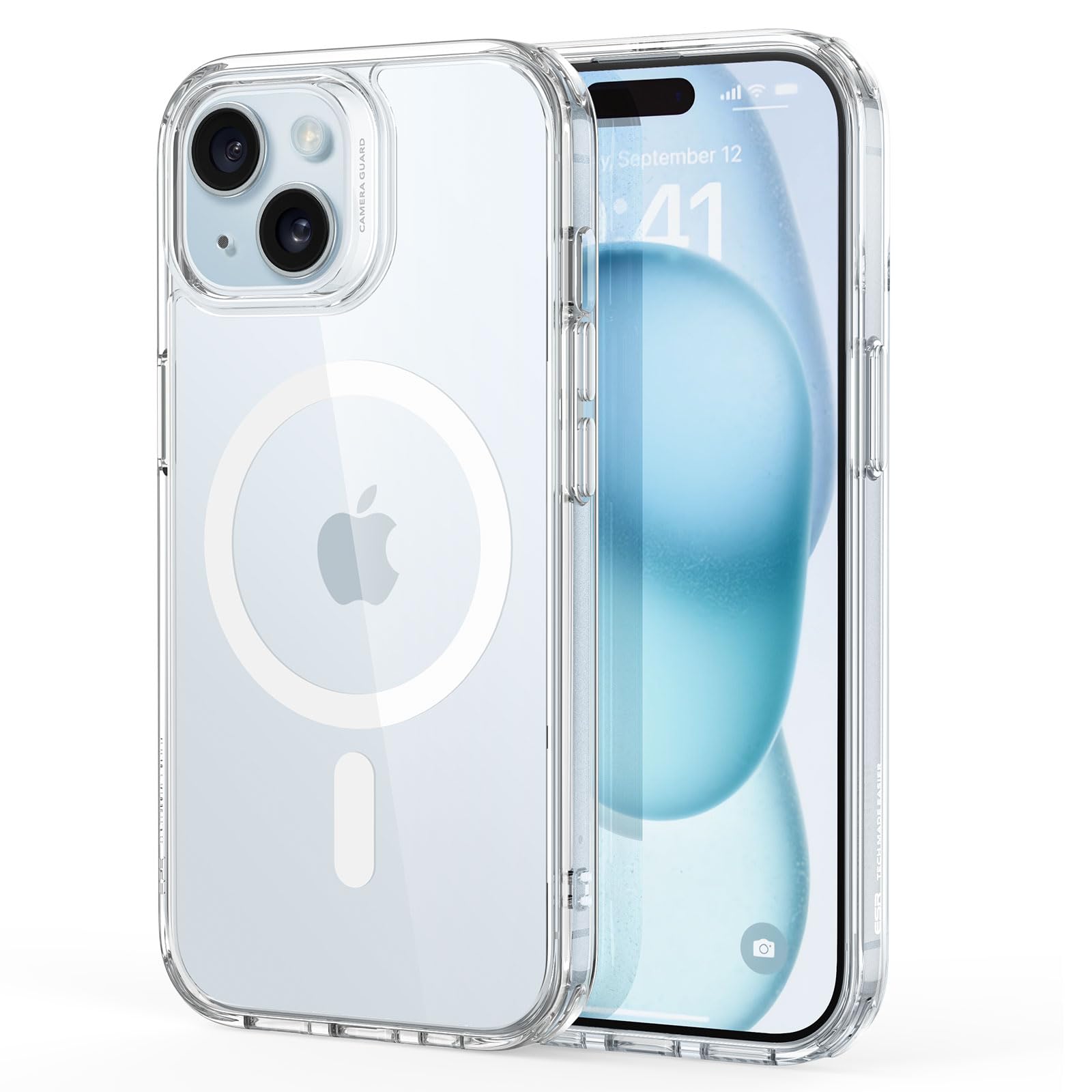 ESR Cover MagSafe per iPhone 17 Pro, Controllo Fotocamera, Trasparente - ChargeCover