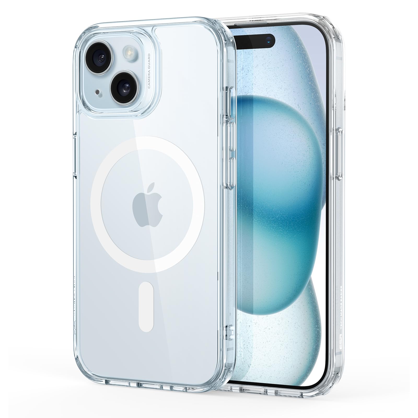 ESR Cover MagSafe per iPhone 17 Pro, Controllo Fotocamera, Trasparente - ChargeCover
