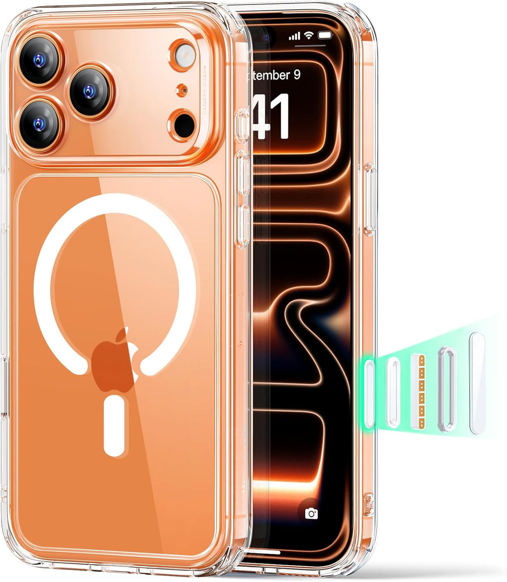 ESR Cover MagSafe per iPhone 17 Pro, Controllo Fotocamera, Trasparente - ChargeCover