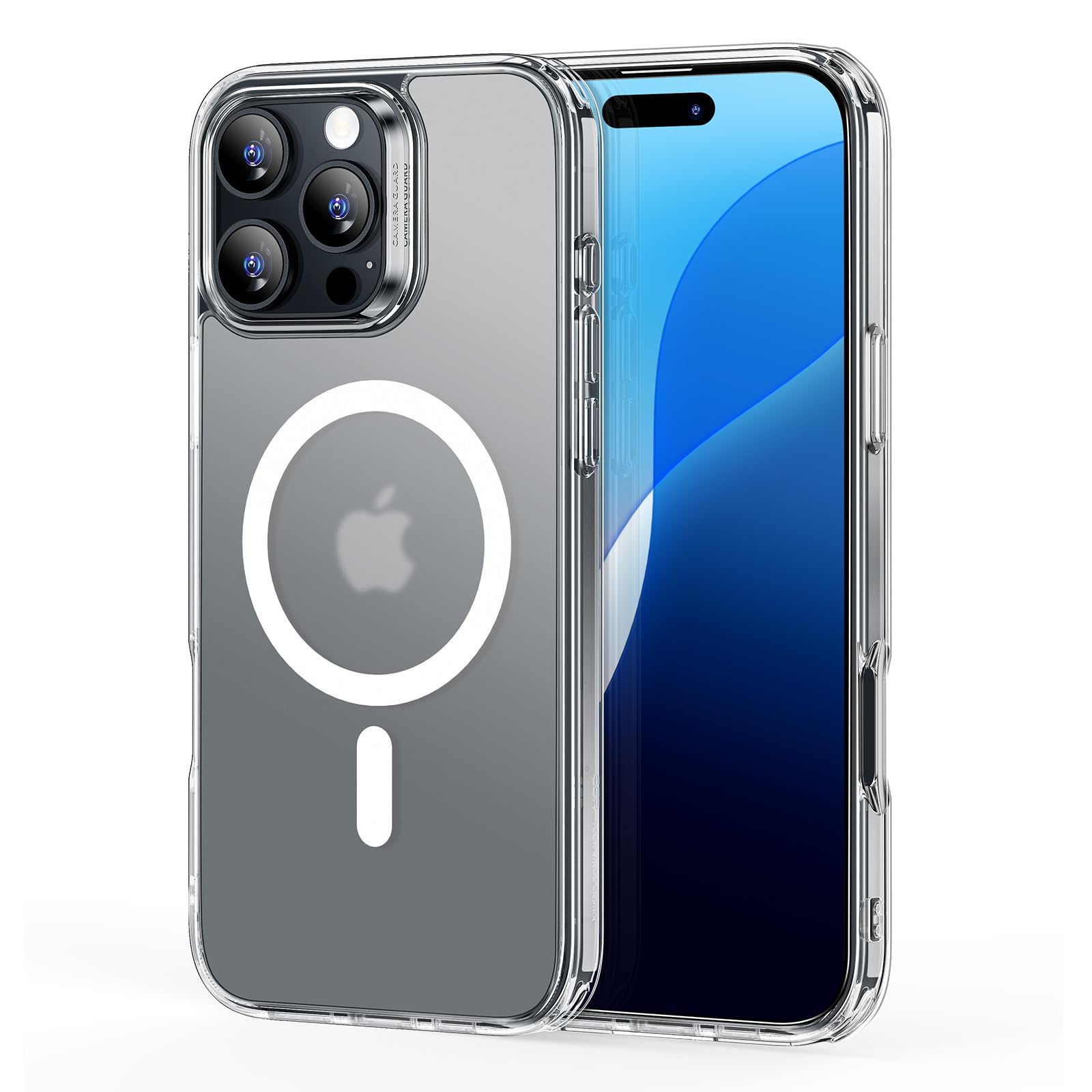 ESR Cover MagSafe per iPhone 17 Pro, Controllo Fotocamera, Trasparente - ChargeCover