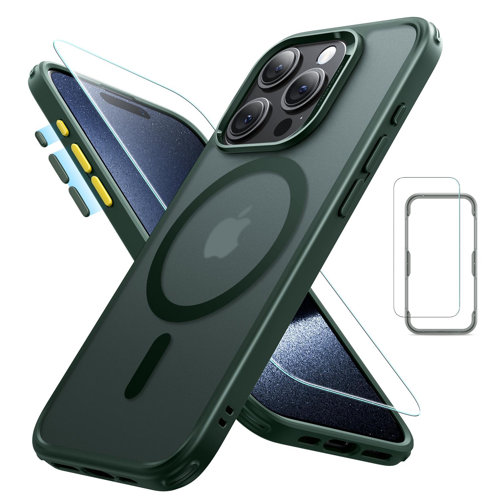 ESR Cover MagSafe per iPhone 17 Pro, Controllo Fotocamera, Trasparente - ChargeCover