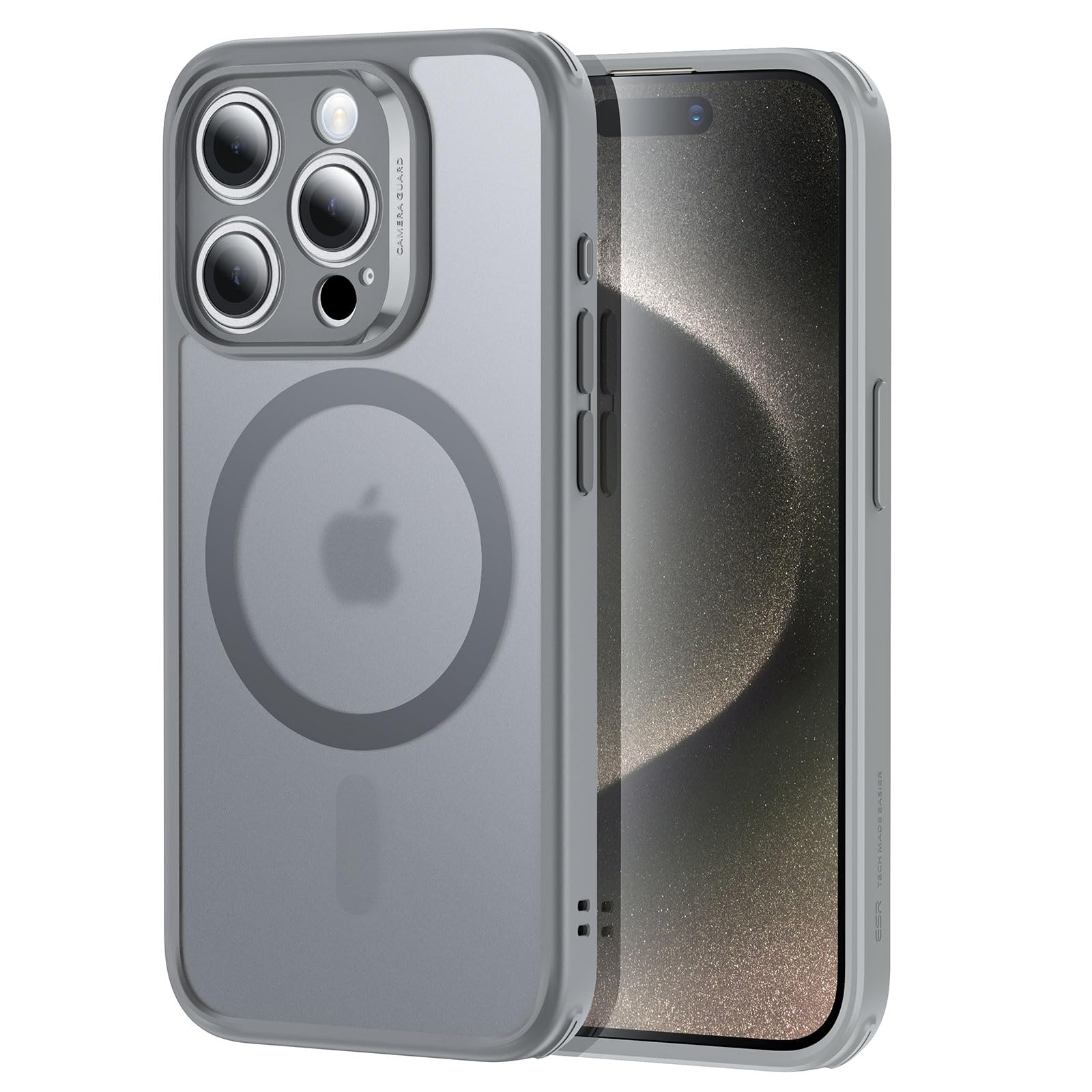 ESR Cover MagSafe per iPhone 17 Pro, Controllo Fotocamera, Trasparente - ChargeCover
