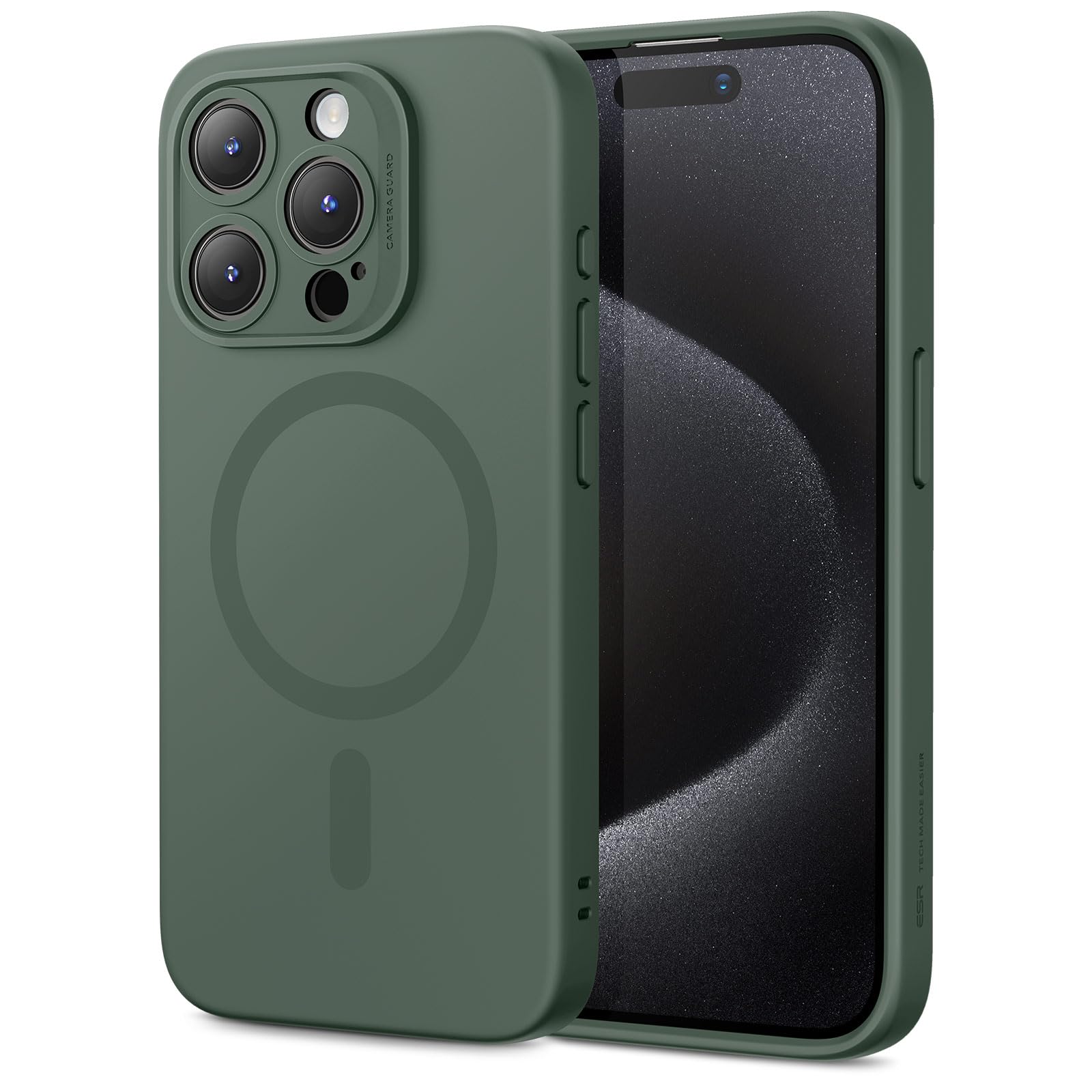 ESR Cover MagSafe per iPhone 17 Pro, Controllo Fotocamera, Trasparente - ChargeCover