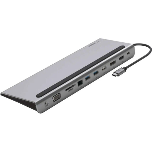 dock multiporta USB-C 11-in-1 con porte HDMI, USB-A, Gigabit Ethernet e altro.