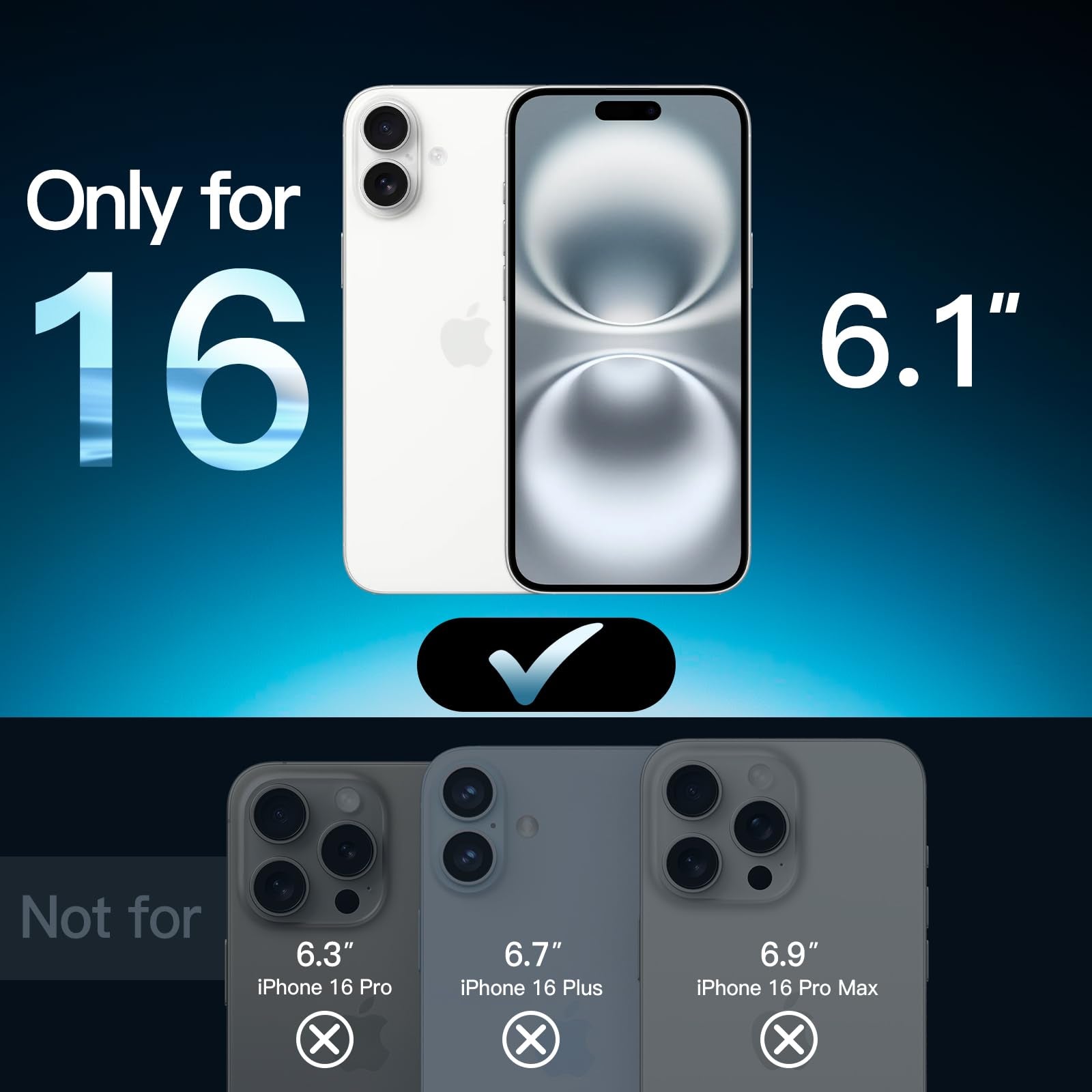 JETech Pellicola Protettiva per iPhone 17 Pro, 3 Pezzi - ChargeCover
