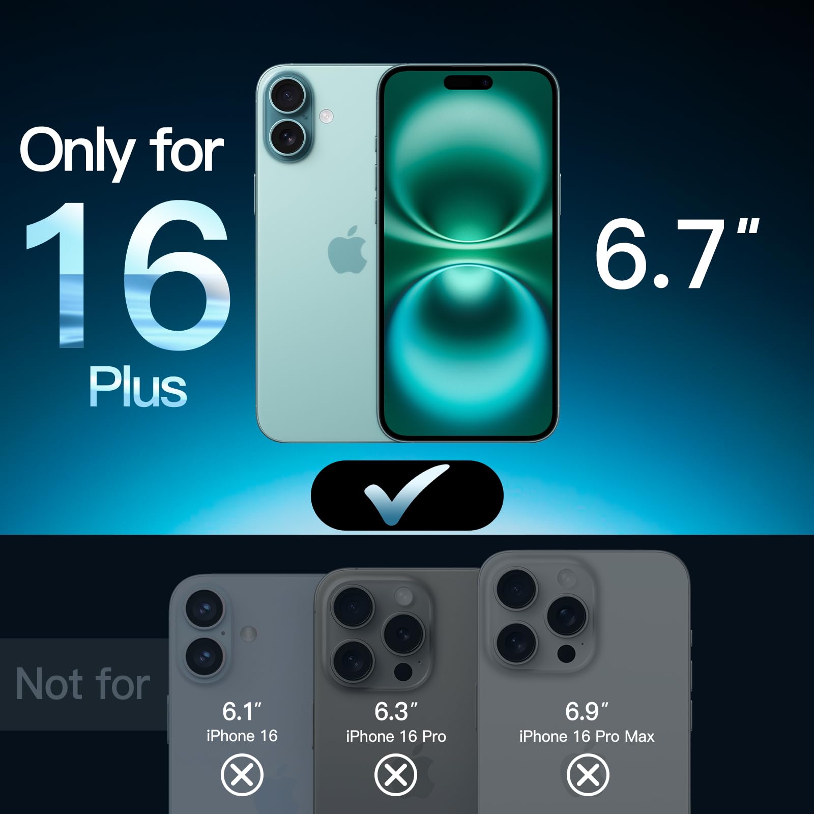 JETech Pellicola Protettiva per iPhone 17 Pro, 3 Pezzi - ChargeCover