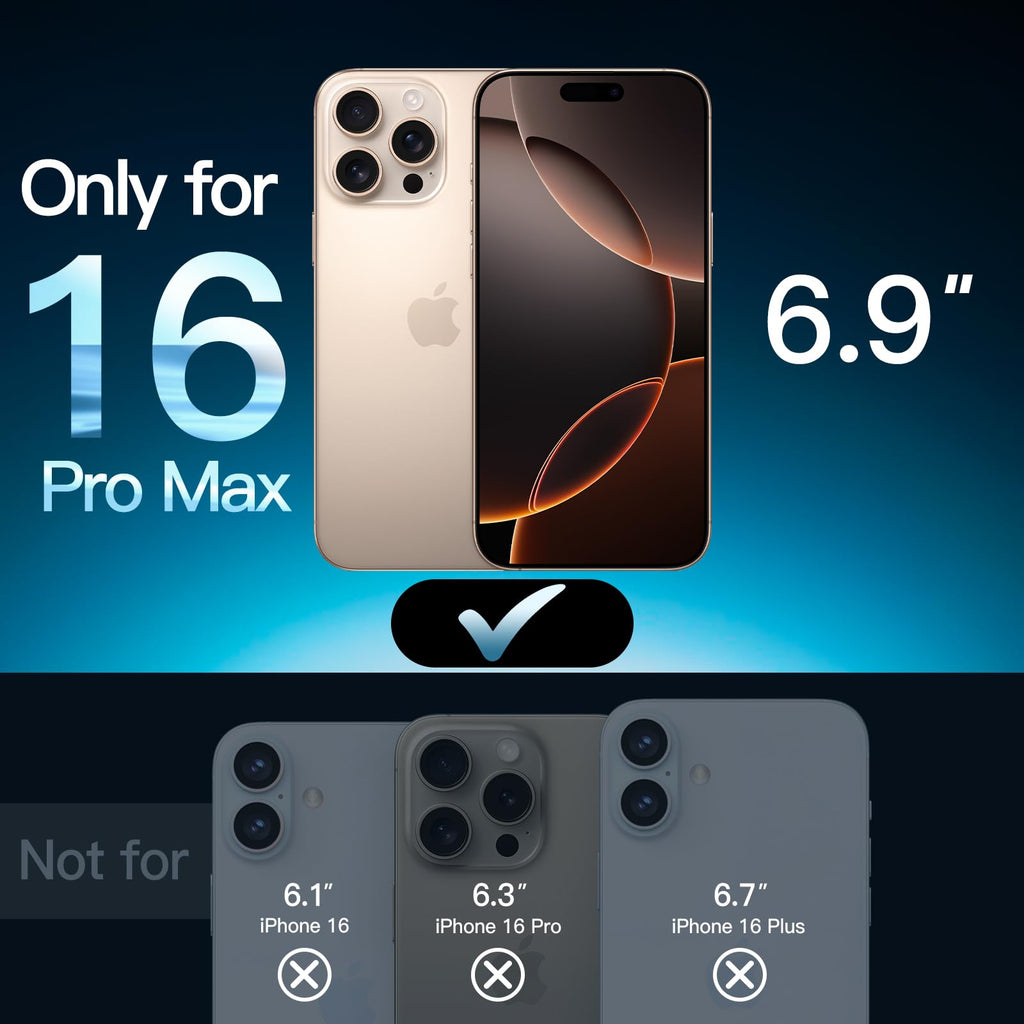 JETech Pellicola Protettiva per iPhone 17 Pro, 3 Pezzi - ChargeCover