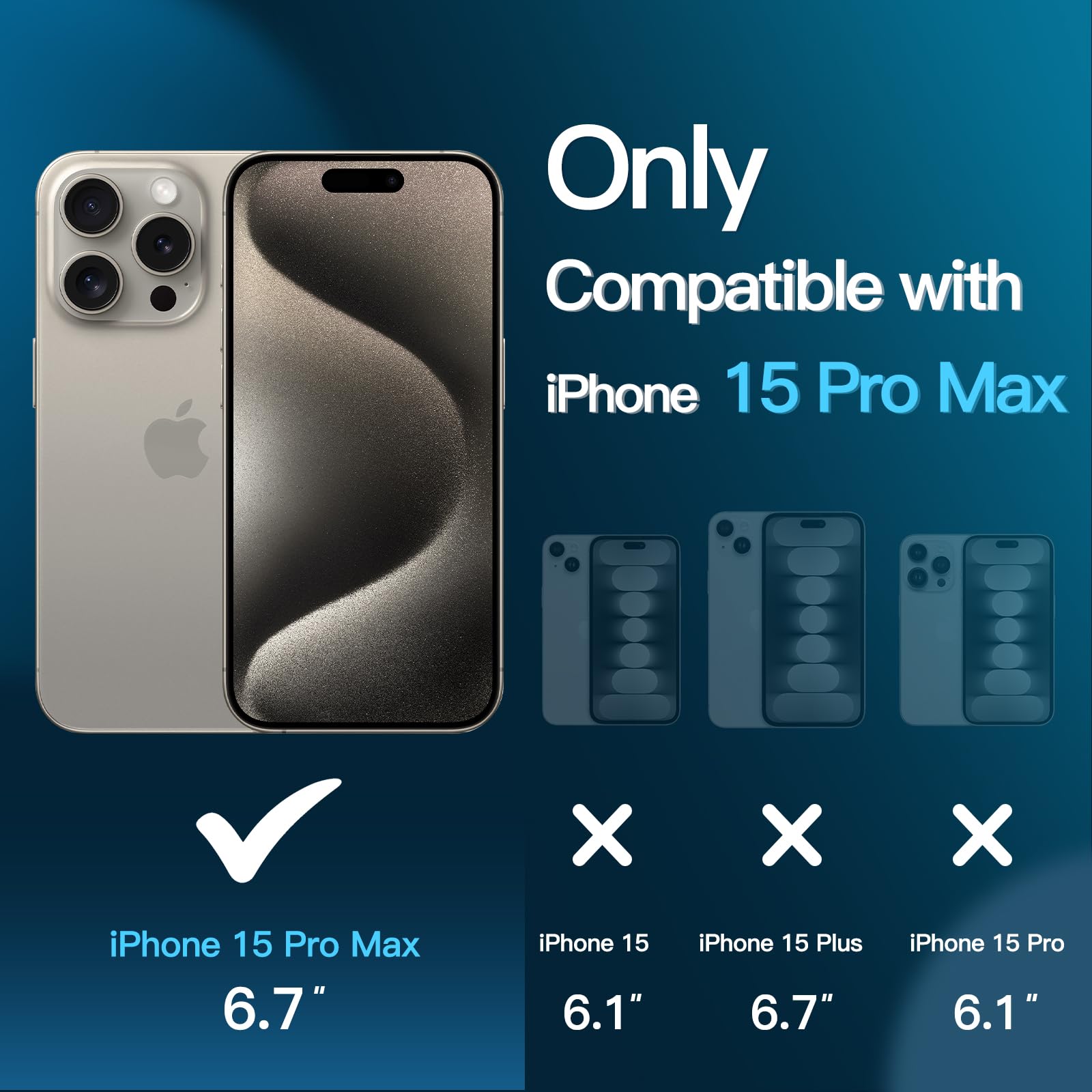 JETech Pellicola Protettiva per iPhone 17 Pro, 3 Pezzi - ChargeCover