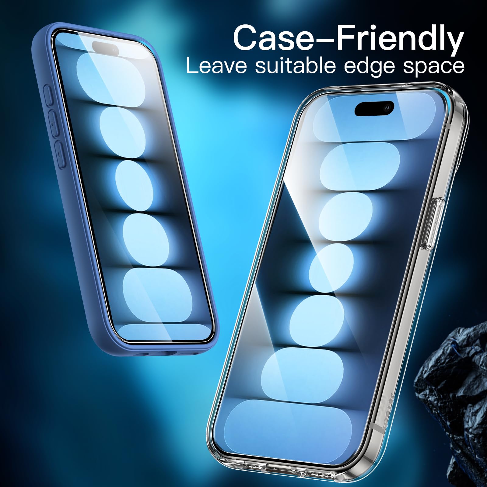 JETech Pellicola Protettiva per iPhone 17 Pro, 3 Pezzi - ChargeCover