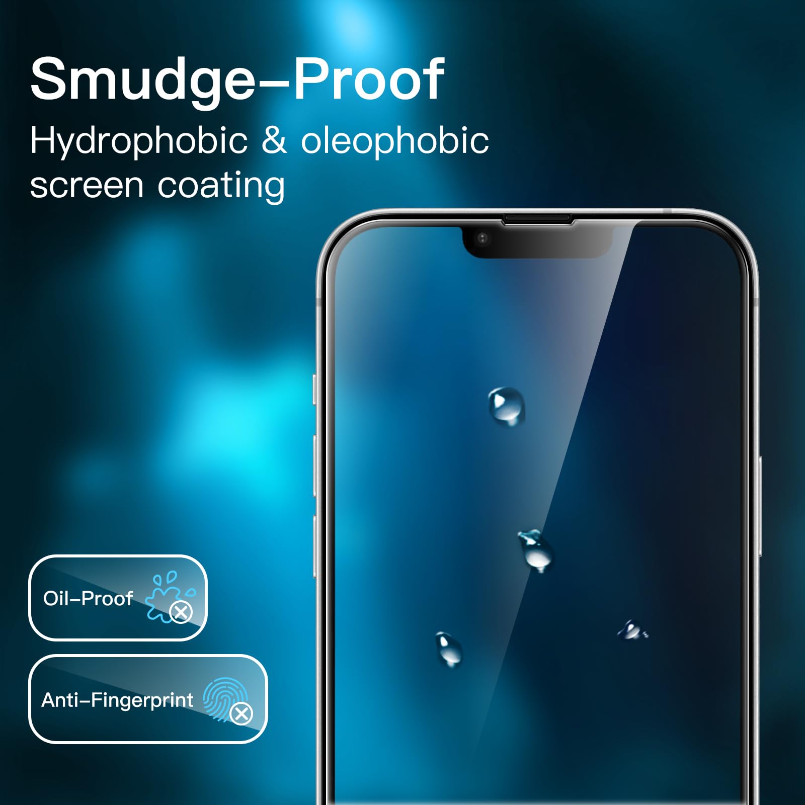 JETech Pellicola Protettiva per iPhone 17 Pro, 3 Pezzi - ChargeCover