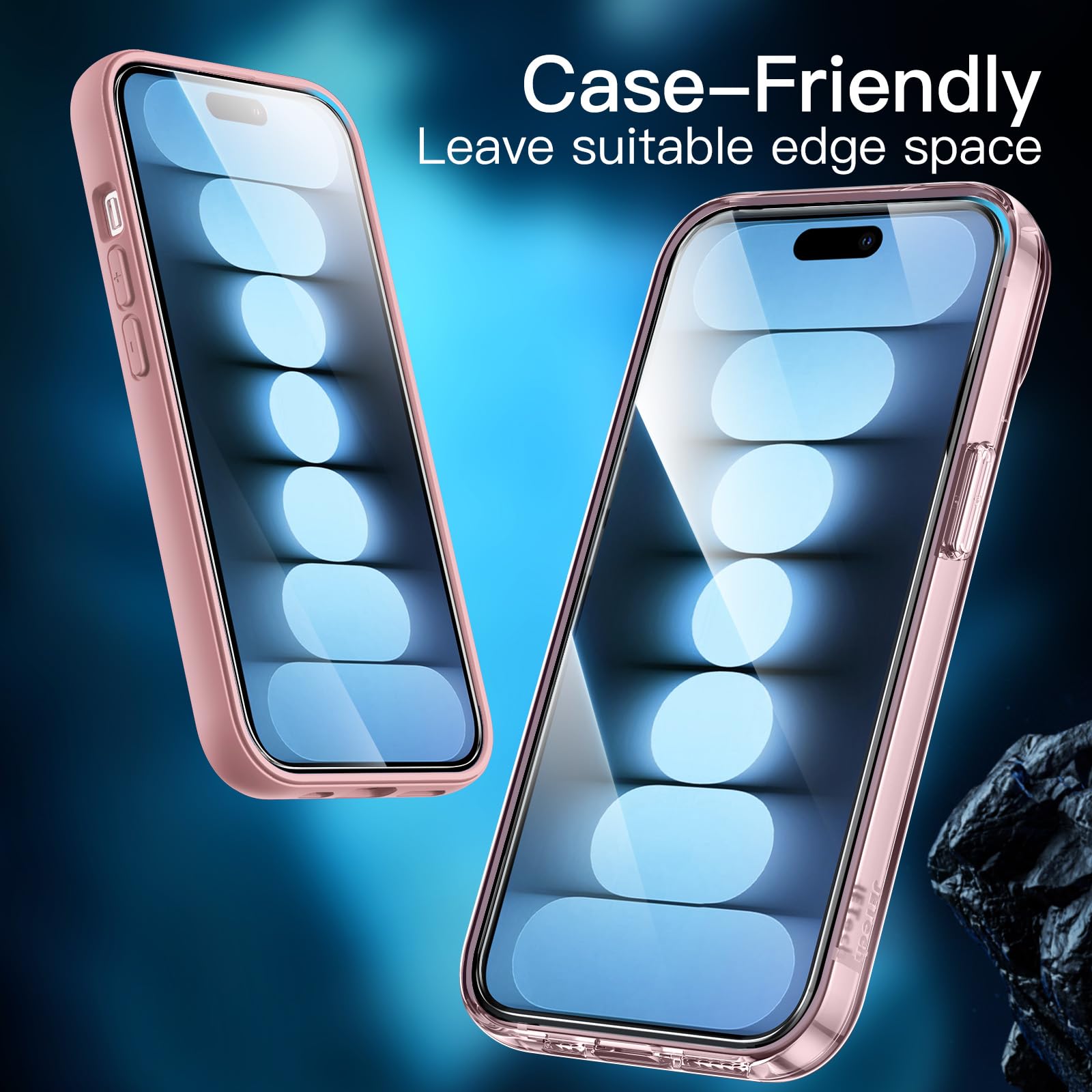 JETech Pellicola Protettiva per iPhone 17 Pro, 3 Pezzi - ChargeCover