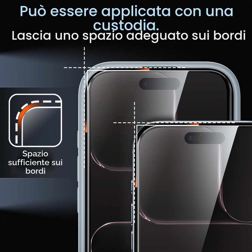 JETech Pellicola Protettiva per iPhone 17 Pro, 3 Pezzi - ChargeCover