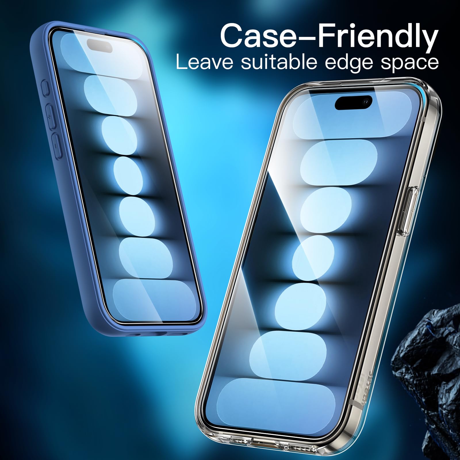 JETech Pellicola Protettiva per iPhone 17 Pro, 3 Pezzi - ChargeCover