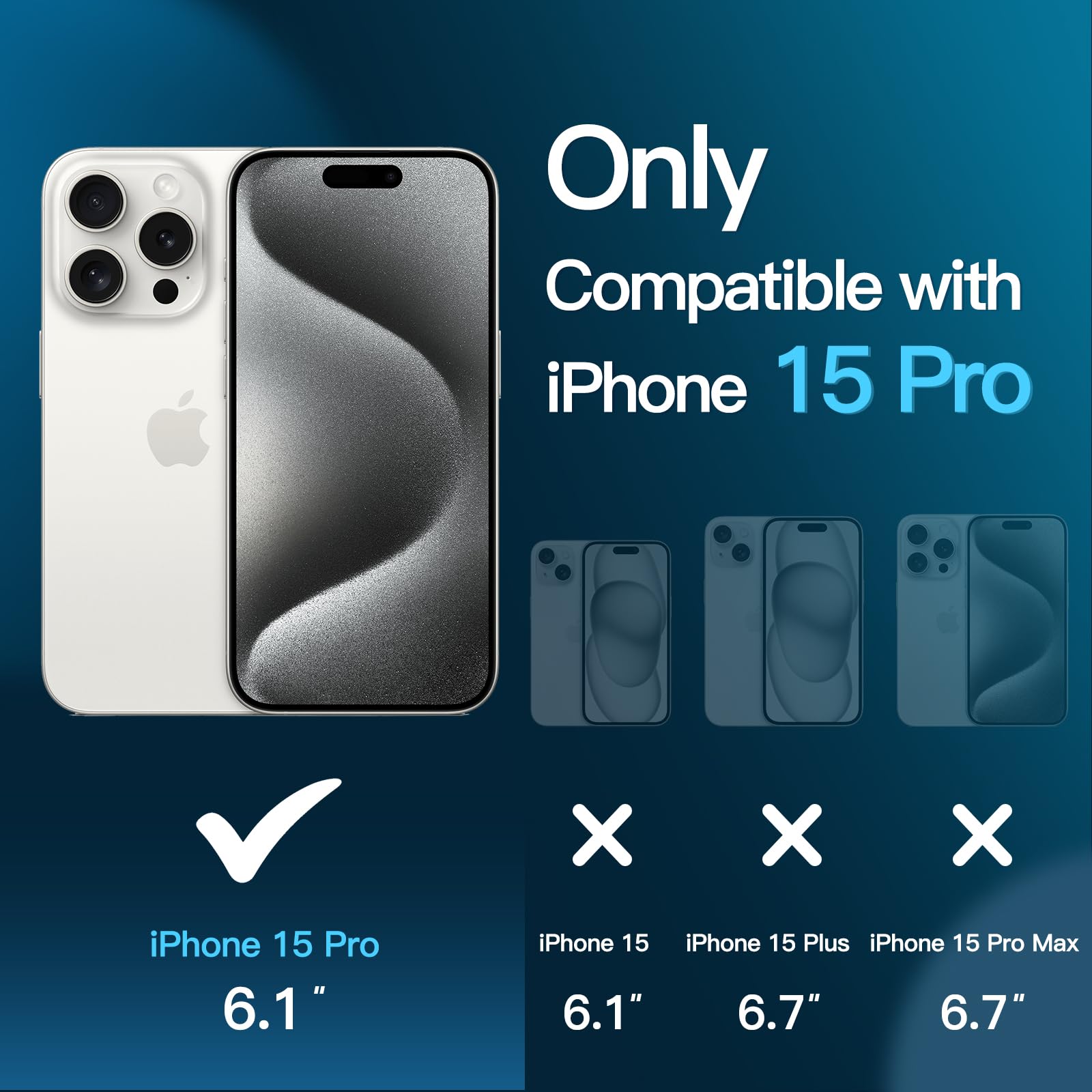 JETech Pellicola Protettiva per iPhone 17 Pro, 3 Pezzi - ChargeCover