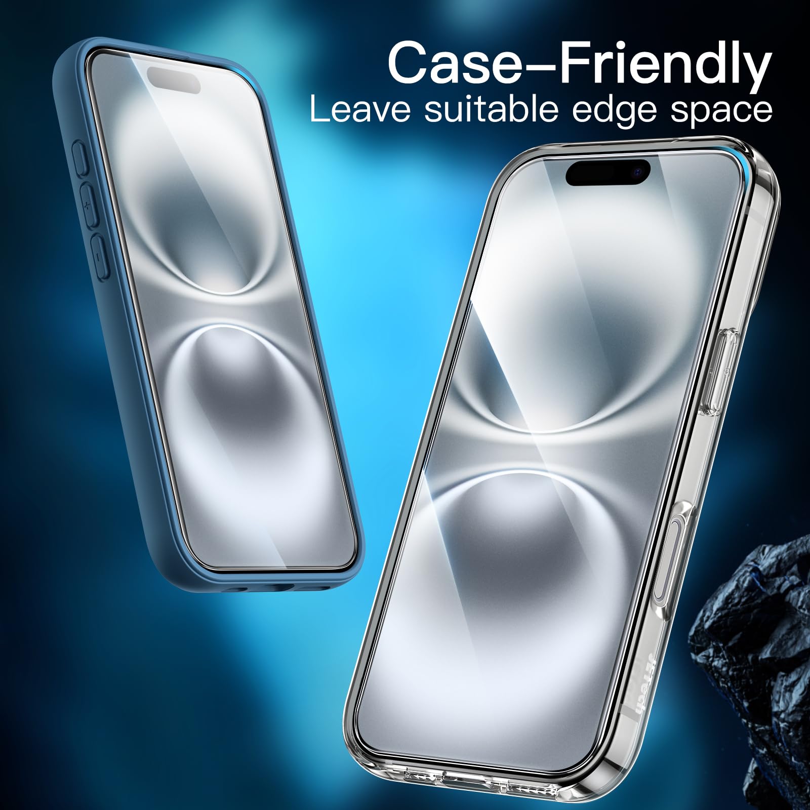 JETech Pellicola Protettiva per iPhone 17 Pro, 3 Pezzi - ChargeCover