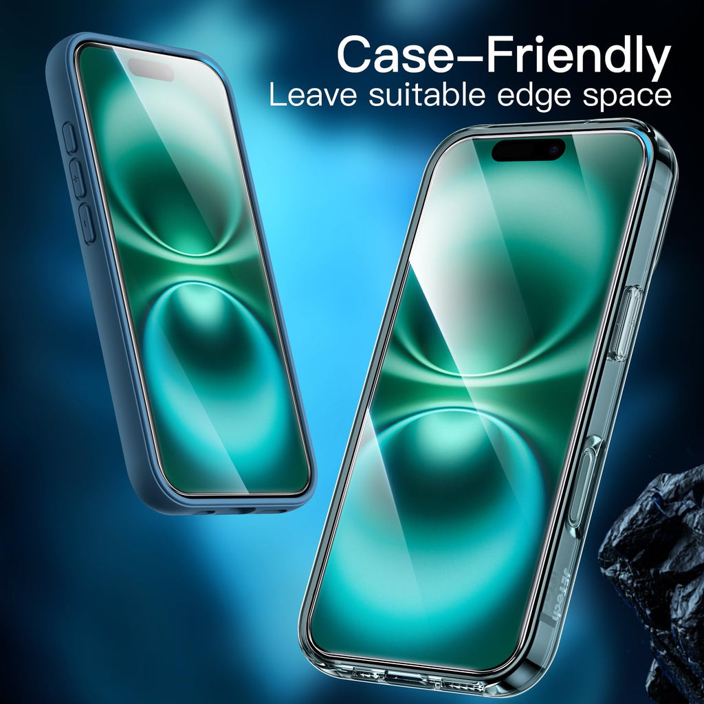 JETech Pellicola Protettiva per iPhone 17 Pro, 3 Pezzi - ChargeCover