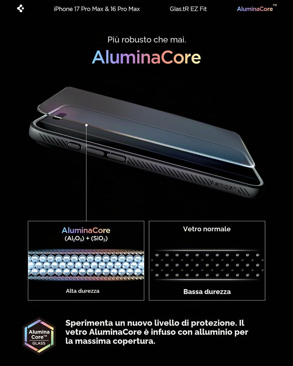 Spigen EZ Fit Vetro Temperato [2 Pezzi] per iPhone 16 - ChargeCover