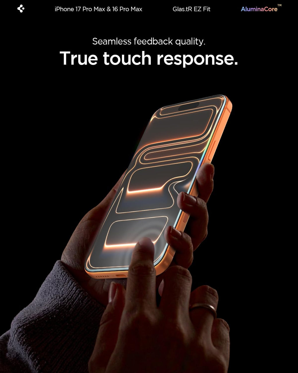 Spigen EZ Fit Vetro Temperato [2 Pezzi] per iPhone 16 - ChargeCover