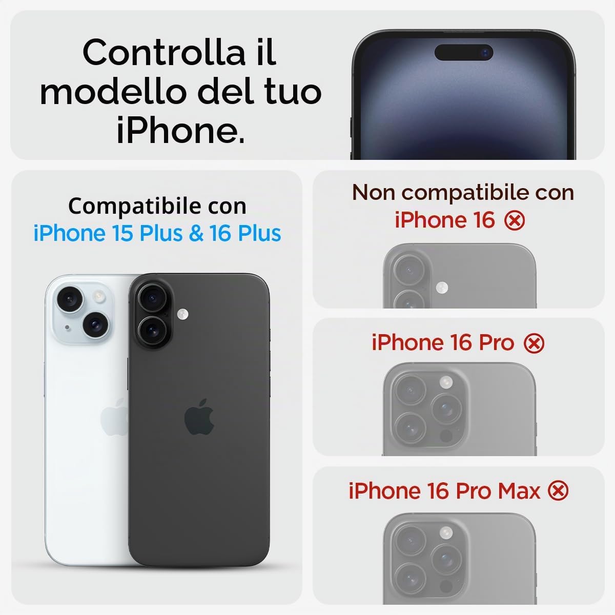 Spigen EZ Fit Vetro Temperato [2 Pezzi] per iPhone 16 - ChargeCover