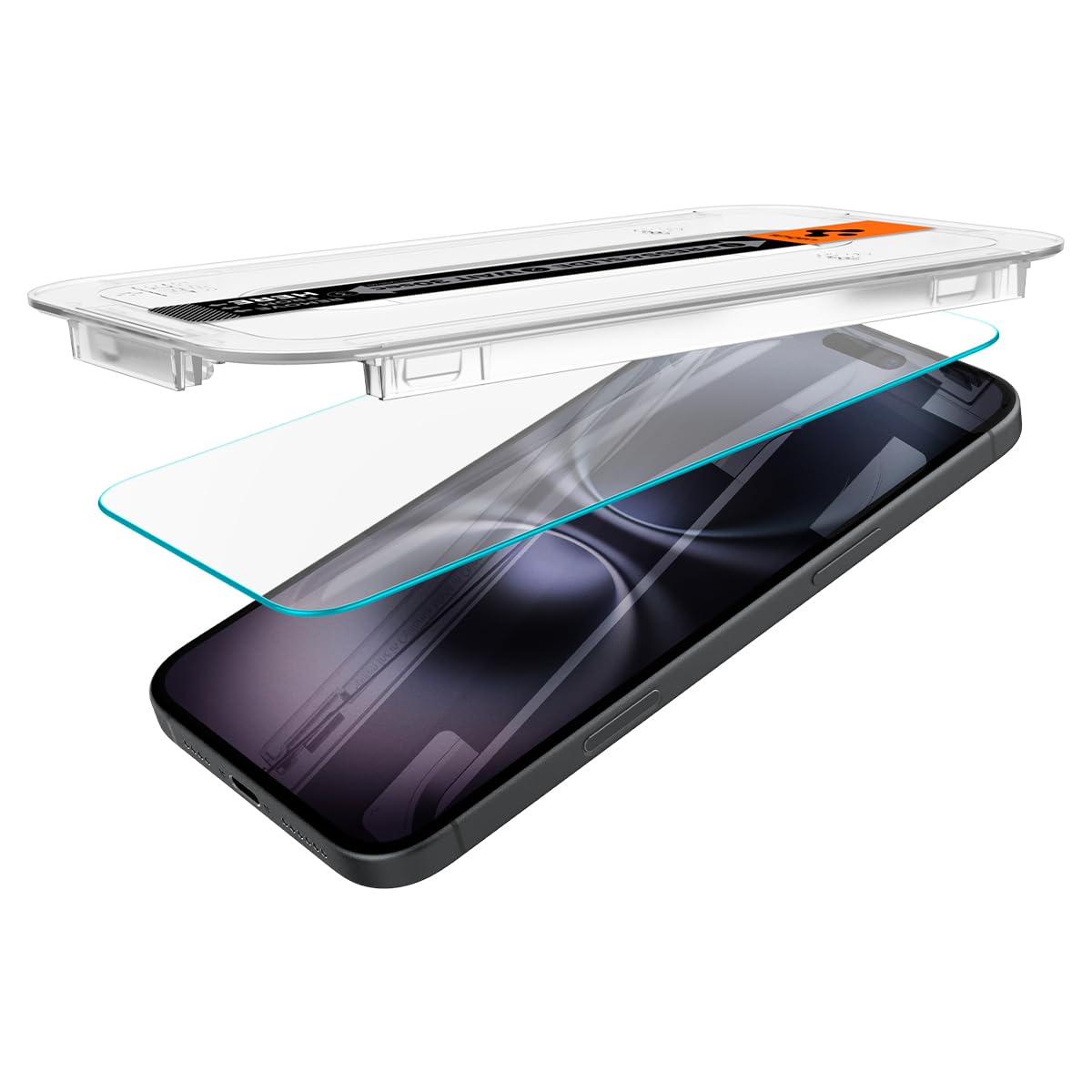 Spigen EZ Fit Vetro Temperato [2 Pezzi] per iPhone 16 - ChargeCover