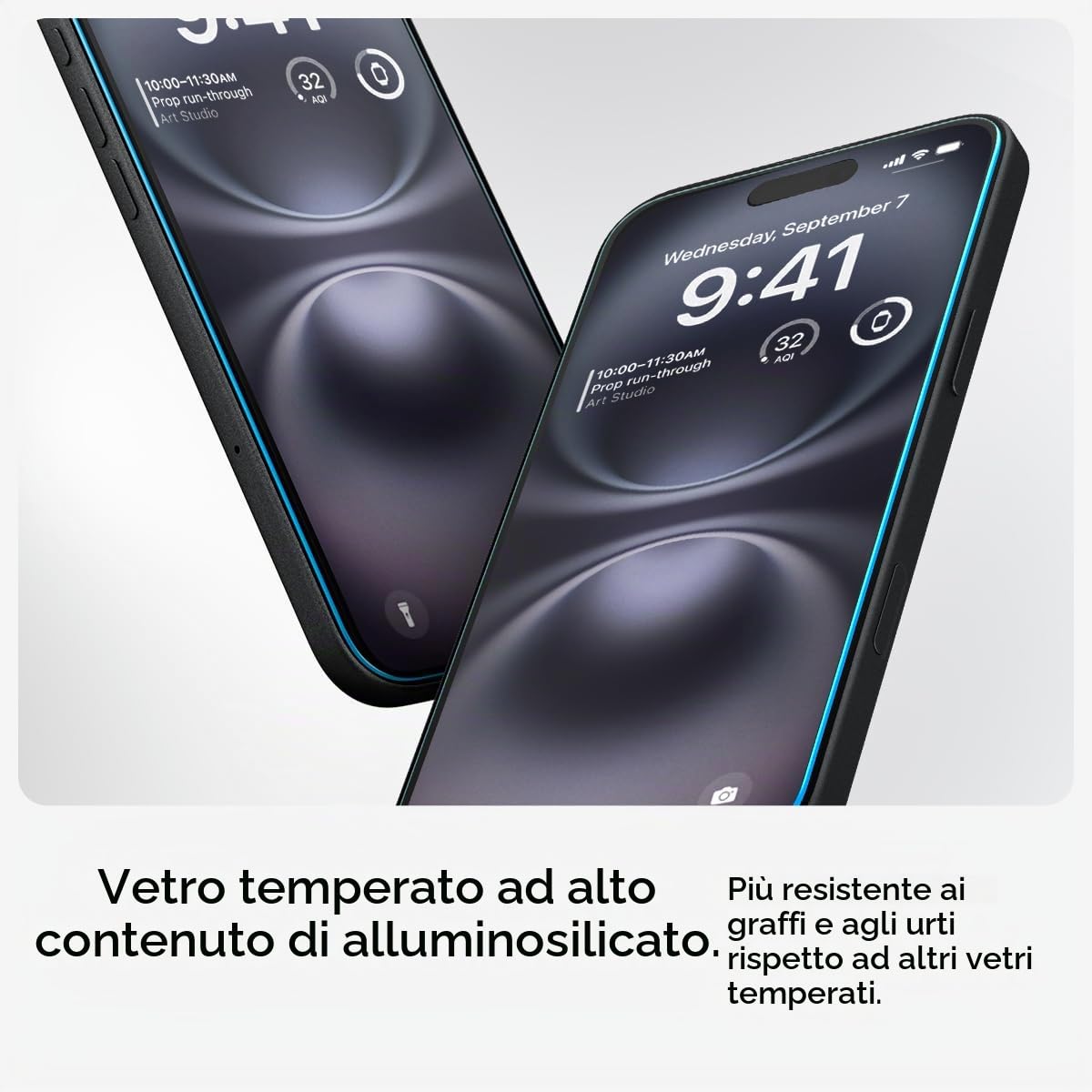 Spigen EZ Fit Vetro Temperato [2 Pezzi] per iPhone 16 - ChargeCover