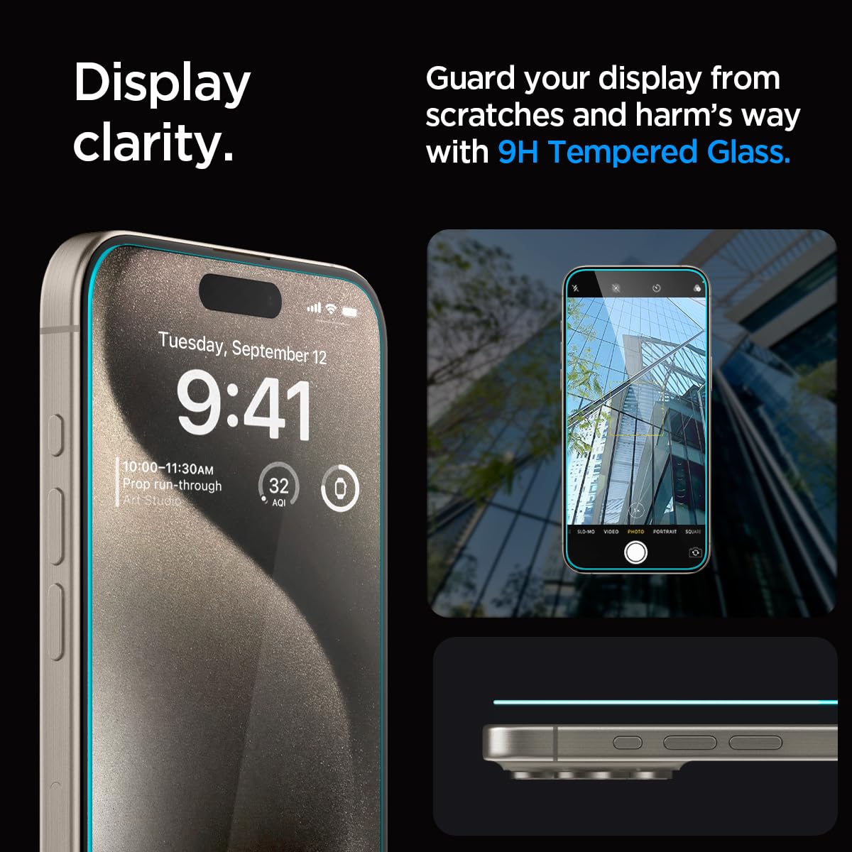 Spigen EZ Fit Vetro Temperato [2 Pezzi] per iPhone 16 - ChargeCover