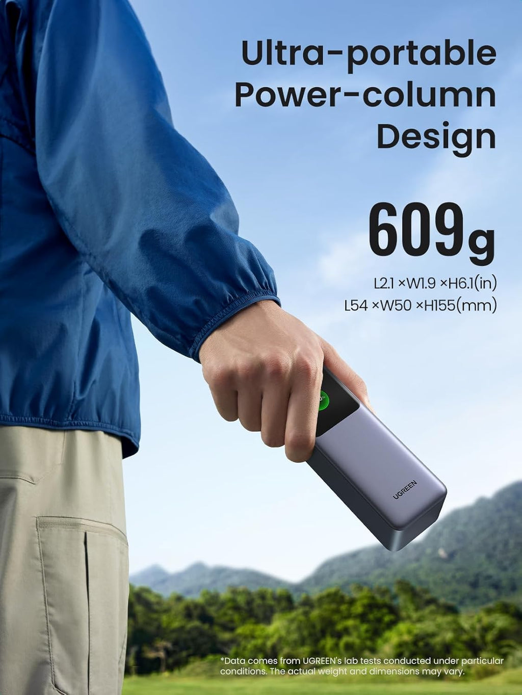 UGREEN Nexode Pro 200W Power Bank 25000mAh Caricatore Portatile USB C 140W | Ricarica Rapida, 3 Porte 2C1A, Display TFT, Multiprotezione, Compatibile con iPhone 17 16 15 Galaxy S26 S25 S24 MacBook iPad - ChargeCover